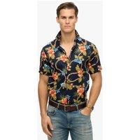 Cotton Blend Hawaiian Shirt
