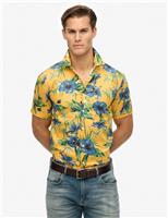 Cotton Blend Hawaiian Shirt