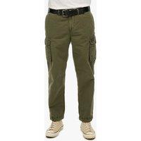 Superdry & Co Regular Fit Pure Cotton Cargo Trousers Green