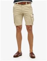 Superdry & Co Cotton Rich Core Cargo Shorts Green Mix