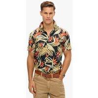 Cotton Blend Hawaiian Shirt