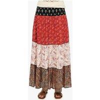 Printed Maxi Tiered Skirt