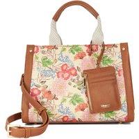 Straw Floral Tote Bag