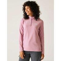 Regatta Sweethart Funnel Neck Half Zip Fleece Light Pink