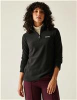 Regatta Sweethart Funnel Neck Half Zip Fleece Coral