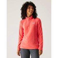 Regatta Sweethart Funnel Neck Half Zip Fleece Coral