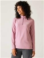 Sweethart Funnel Neck Half Zip Fleece