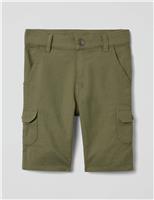 Pure Cotton Cargo Shorts (1-10 Yrs)