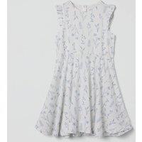 Pure Cotton Floral Flared Dress (1-10 Yrs)