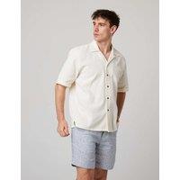 Peregrine Pure Cotton Revere Collar Shirt White