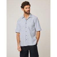 Pure Cotton Striped Beach Shirt