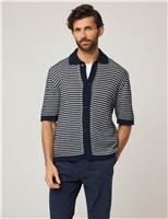 Pure Cotton Knitted Polo Shirt