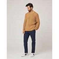 Pure Cotton Ribbed Jumper