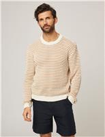 Peregrine Pure Cotton Crew Neck Jumper White