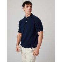 Peregrine Pure Cotton Polo Shirt Navy