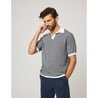 Pure Cotton Textured Polo Shirt
