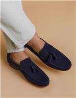 Suede Slip-On Loafers