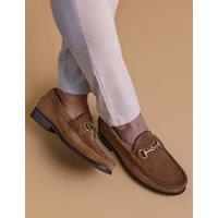 Jones Bootmaker Leather Slip-On Loafers Tan