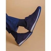 Suede Lace Up Trainers