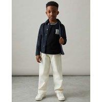 Pure Cotton Tipped Appliqu T-Shirt (3-14 Yrs)