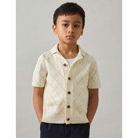 Cotton Rich Textured Shirt (3-14 Yrs)