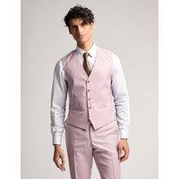 Slim Fit Wool Rich Textured Waistcoat