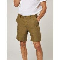 Pure Linen Regular Fit Lightweight Shorts
