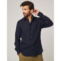 Pure Cotton Textured Flannel Shirt