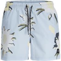JACK & JONES Floral Swim Shorts Blue Mix