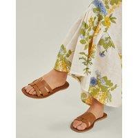 Wide Fit Geometric Cut Out Sliders