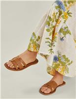 Wide Fit Geometric Cut Out Sliders