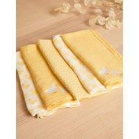 5pk Pure Cotton Duck Muslin Squares