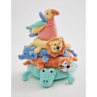 Cotton Blend Velour Animal Ring Stacker (0-3 Yrs)