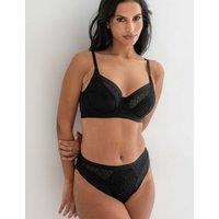 Pour Moi Geo Sculpt Wired Bra D-J Black