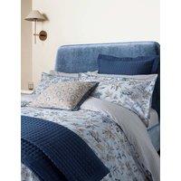 Bedeck of Belfast Pure Cotton Lorelei Floral Bedding Set Blue Mix