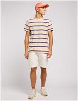 Lee 5 Pocket Denim Shorts White