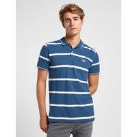 Pure Cotton Piqu Striped Polo Shirt