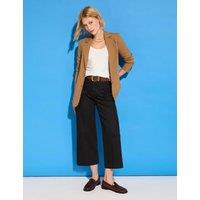 High Waisted Wide Leg Cropped Jeans
