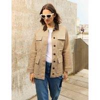 BAUKJEN Cotton Rich Utility Jacket Brown