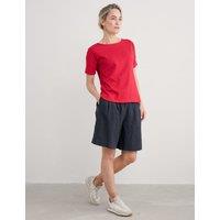 Pure Linen Pleat Front Shorts