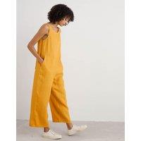 Pure Linen Sleeveless Jumpsuit
