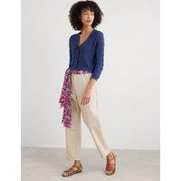 Pure Cotton Patterned V-Neck Cardigan