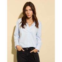 Pure Cotton Collared Button Through Shirt