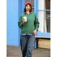 Cotton Rich Crew Neck Relaxed Sweatshirt