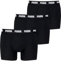 Puma 3 Pack Everyday Cotton Stretch Boxers Black