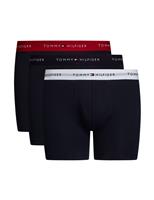 Tommy Hilfiger 3 Pack Signature Cotton Rich Boxers Black Mix