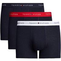 Tommy Hilfiger 3 Pack Signature Cotton Stretch Trunks Navy Mix