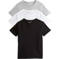 Tommy Hilfiger 3 Pack Signature Pure Cotton Crew Neck T-Shirts Multi