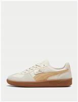 Puma Palermo Leather Trainers Beige Mix