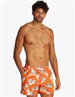 Tommy Hilfiger Essentials Floral Swim Shorts Orange Mix